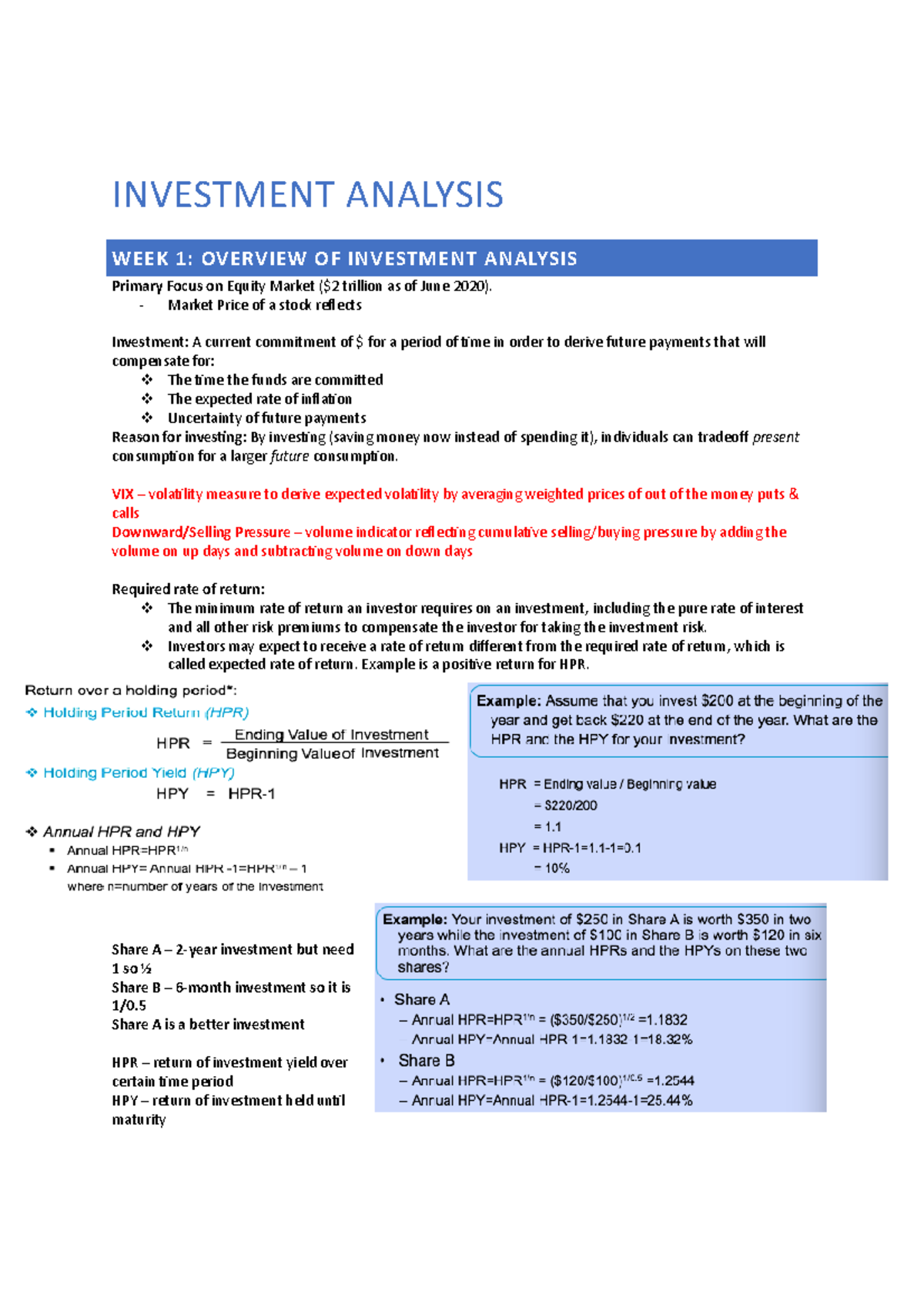 investment analysis research paper topics