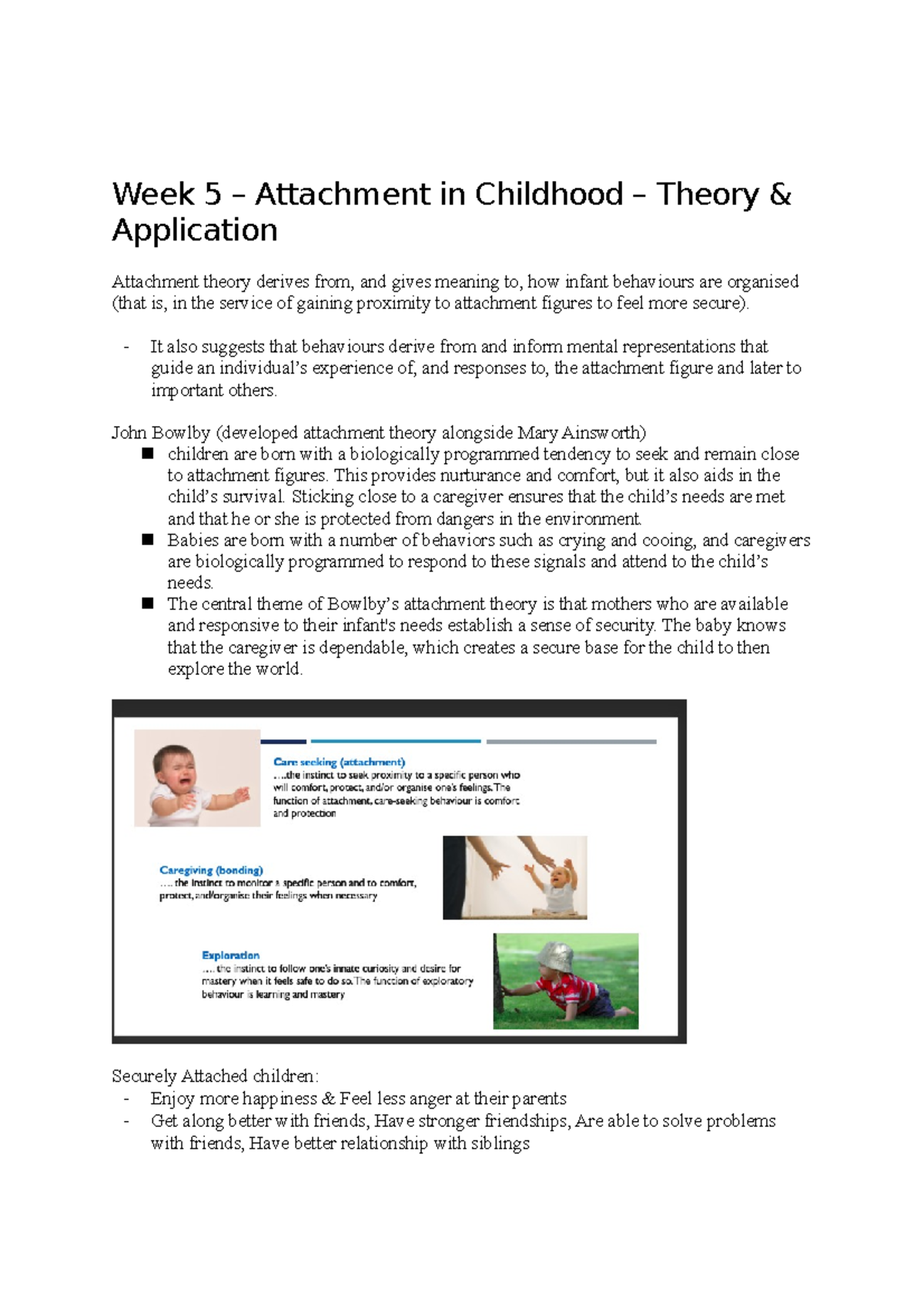 PYB203 Lecture Notes Week 5 Queensland University Technology Week 5 