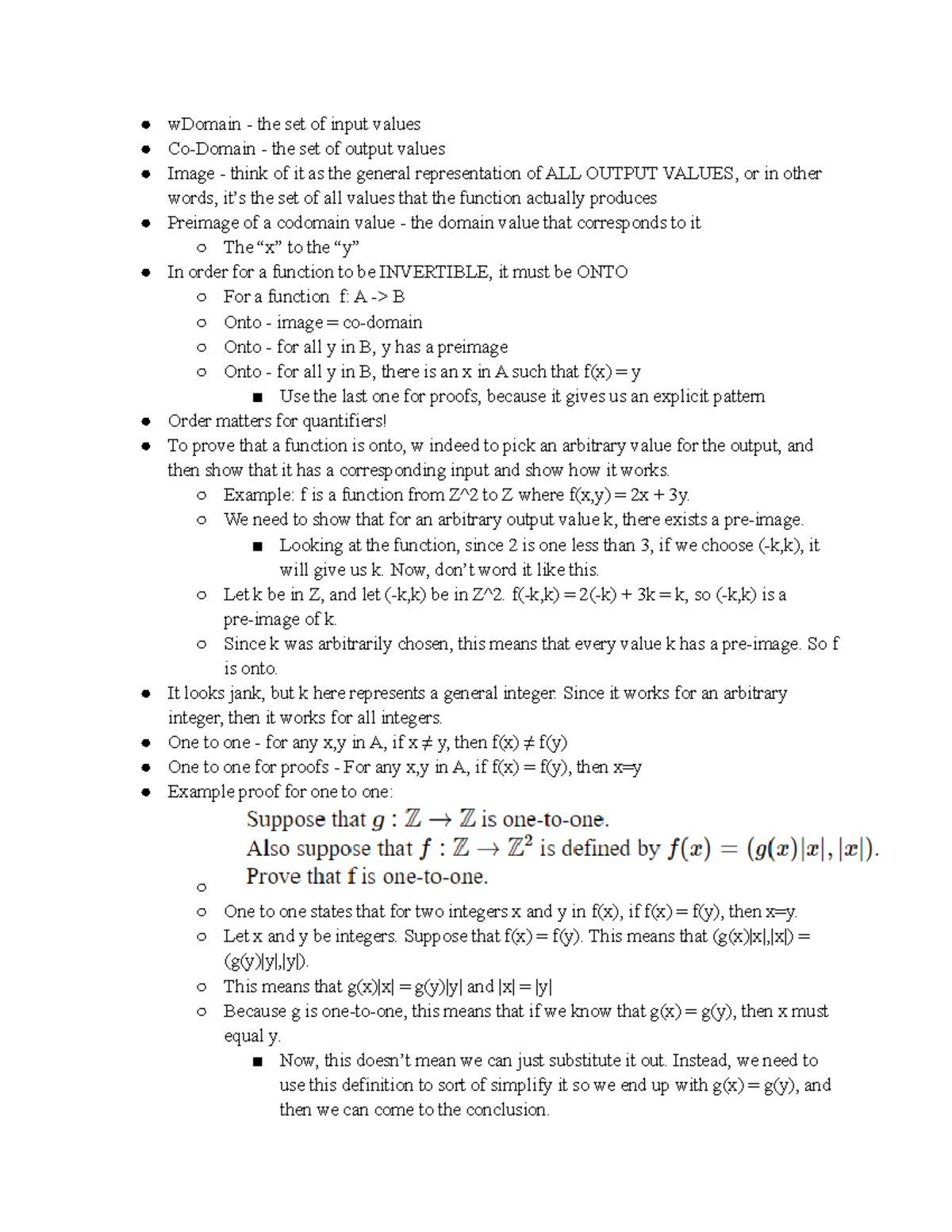 functions-wdomain-the-set-of-input-values-co-domain-the-set-of
