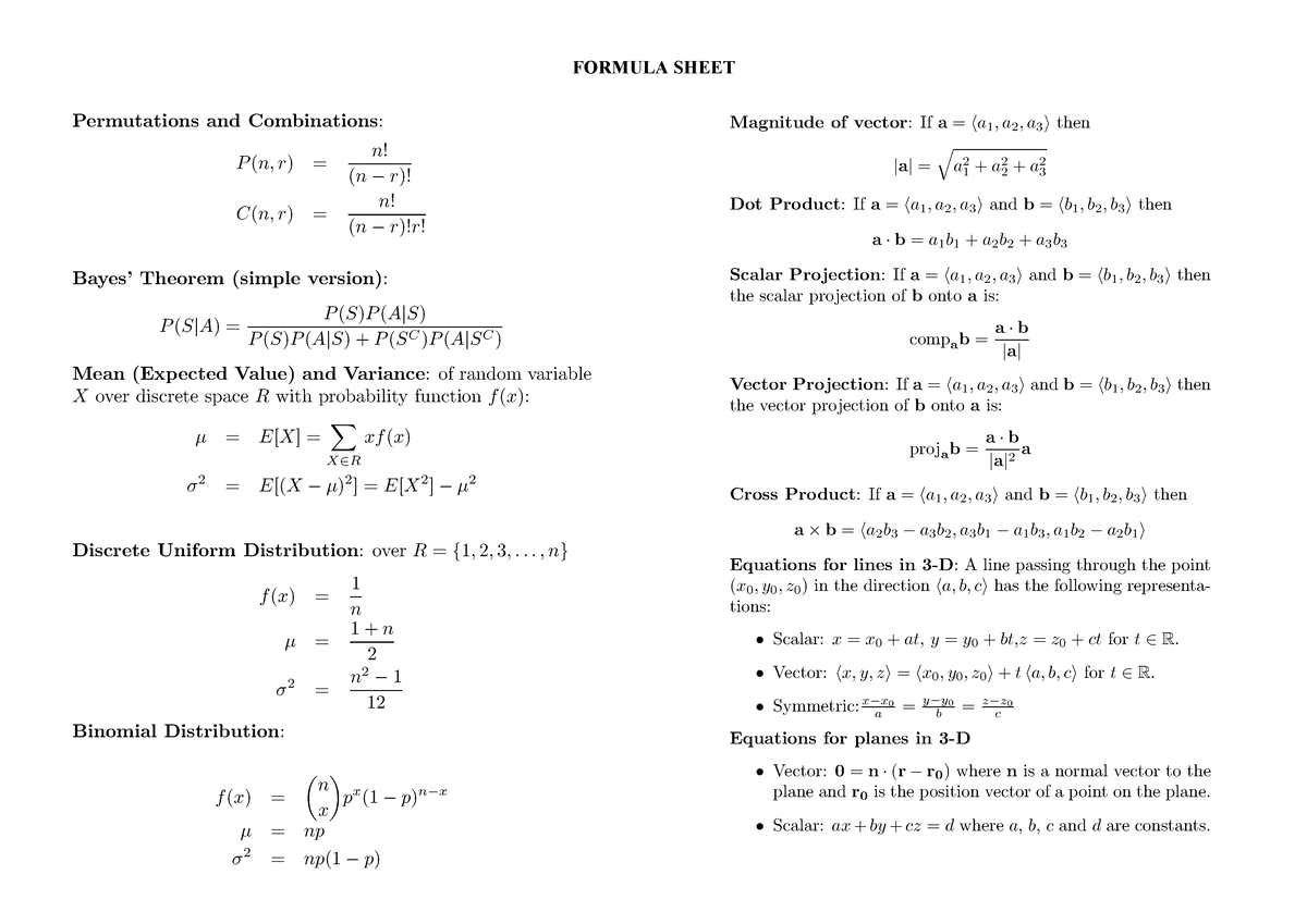 formula-sheet-test-formula-sheet-permutations-and-combinations-p-n