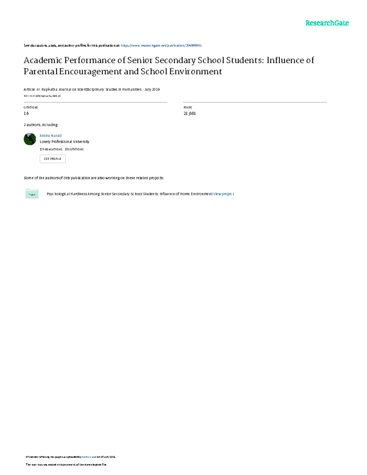 02 Academic Performance full paper - Accountancy - Studocu