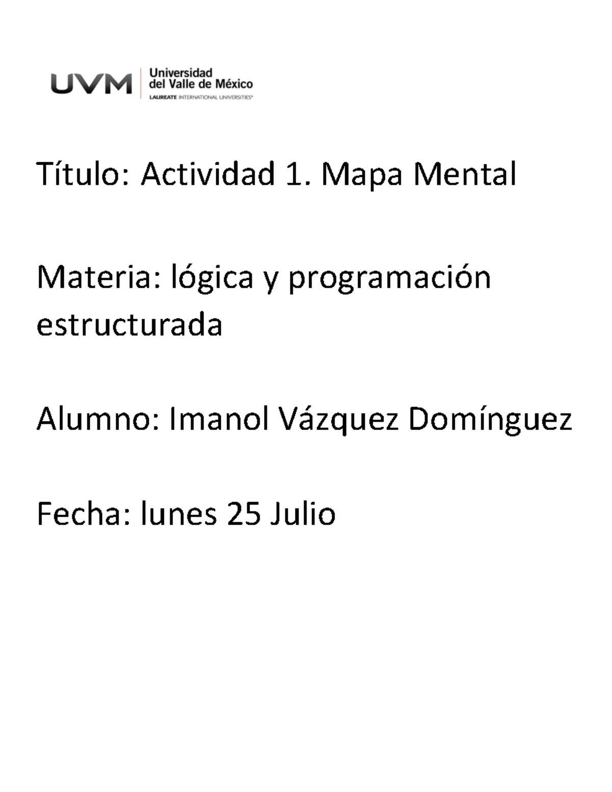 Logicaprog A1 - Con Base En El Material Consultado, Elabora Un Mapa ...