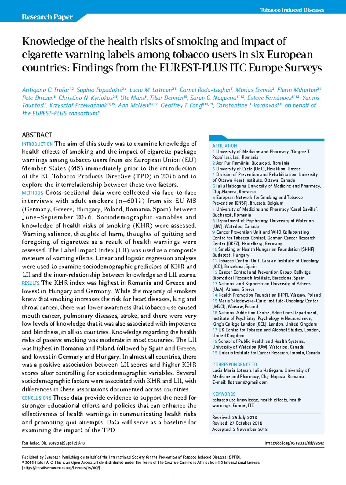 Impact Of Poor Health On Society