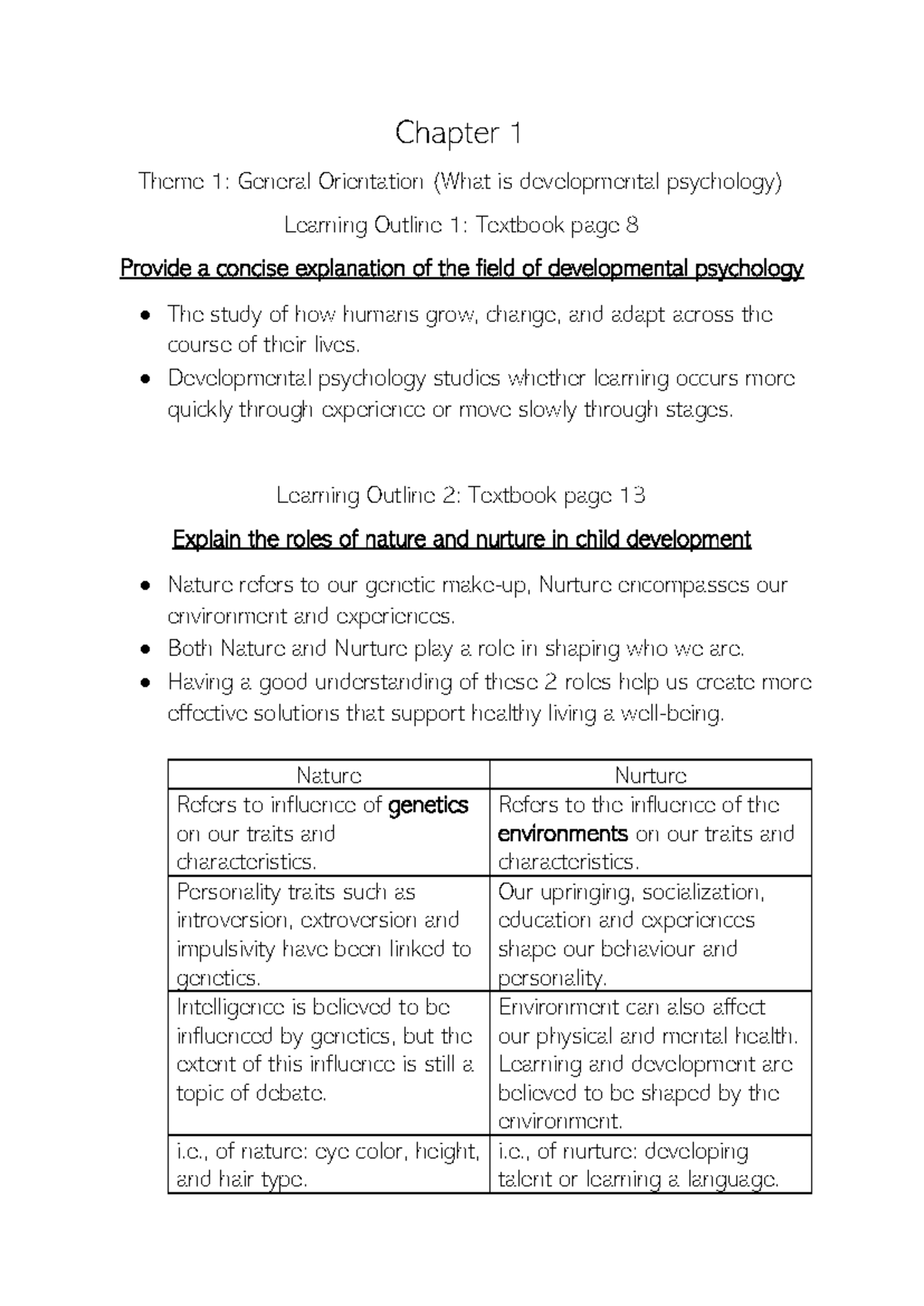 Cdlt notes chapter 1 -3 - Chapter 1 Theme 1: General Orientation (What ...