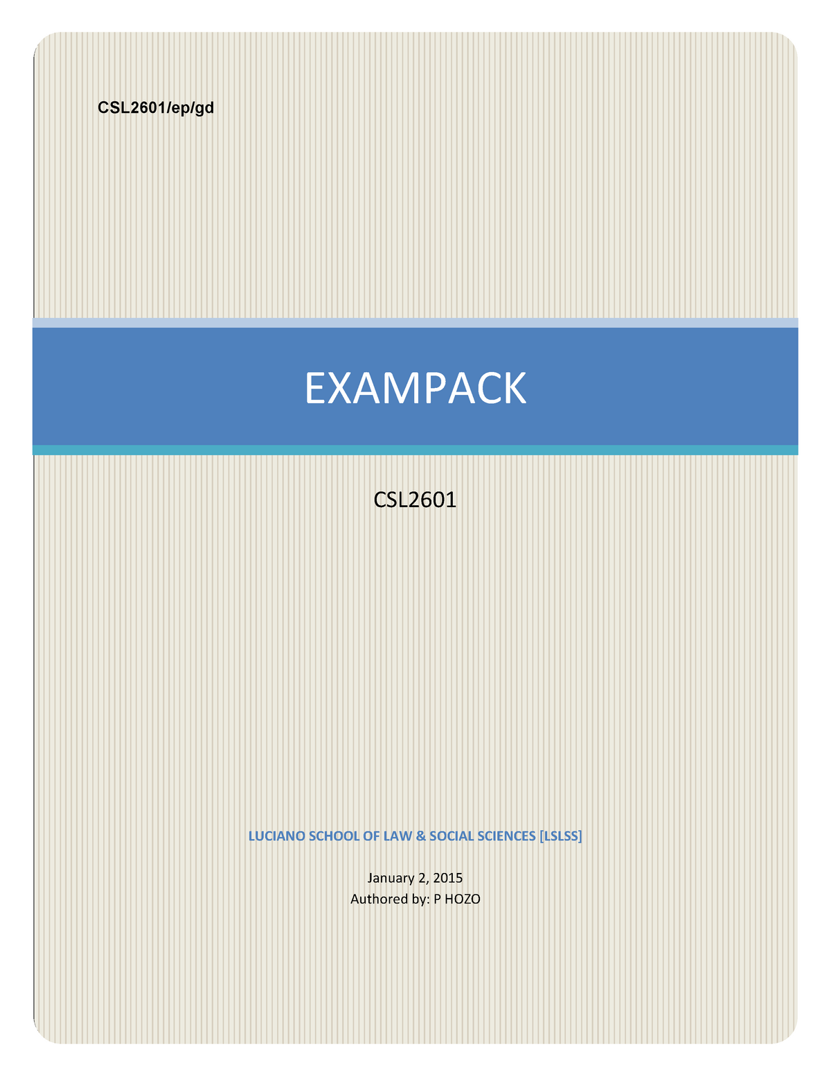 csl2601exam-pack-revision-material-csl2601-ep-gd-exampack-csl