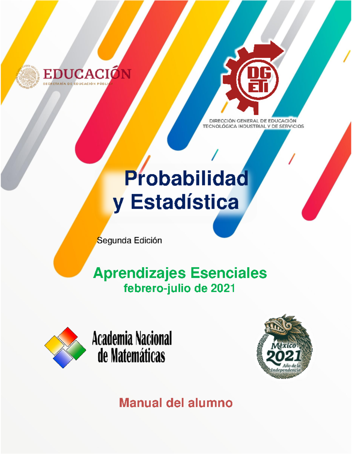 Probabilidad Y Estadística Libro De Consulta. - Manual Del Alumno ...