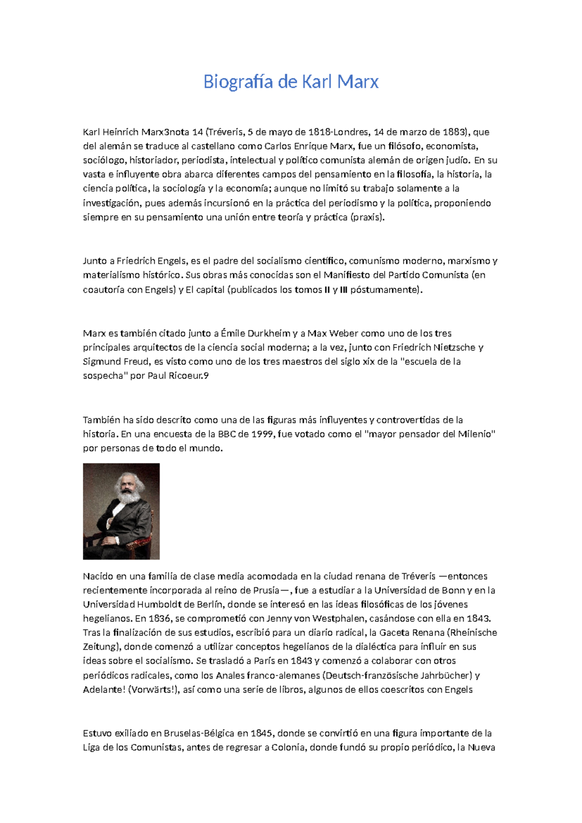 Biograf a de Karl Marx Biograf a - Thumb 1200 1696 biografia de karl marx resumen corto
