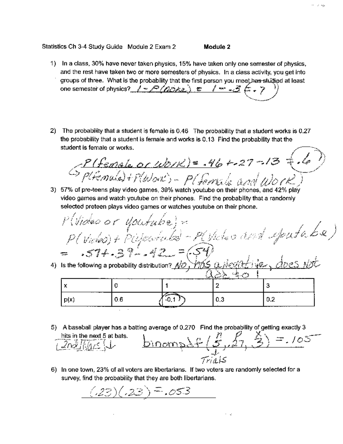 Key+Study+Guide+Module+2 - MATH123 - Hancock College - Studocu