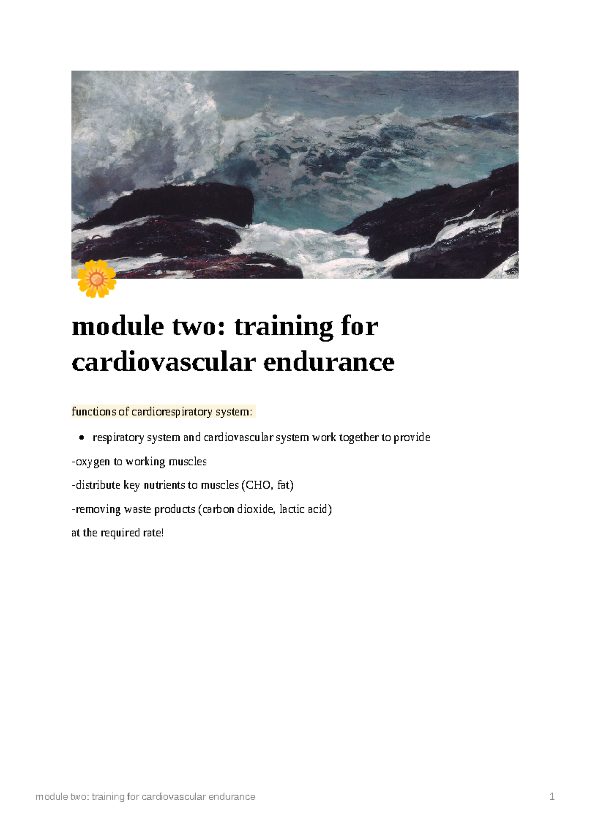 training-for-cardiovascular-endurance-1-module-two-training-for