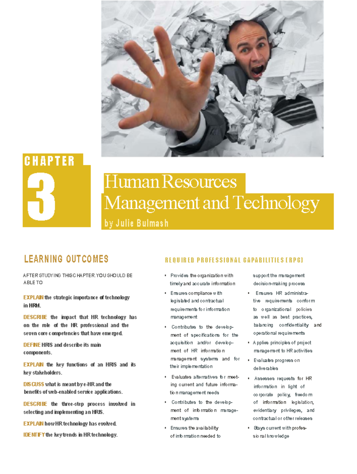 HR 3 - Lecture Notes 3 - CHAPTER 3 Human Resources Management And ...