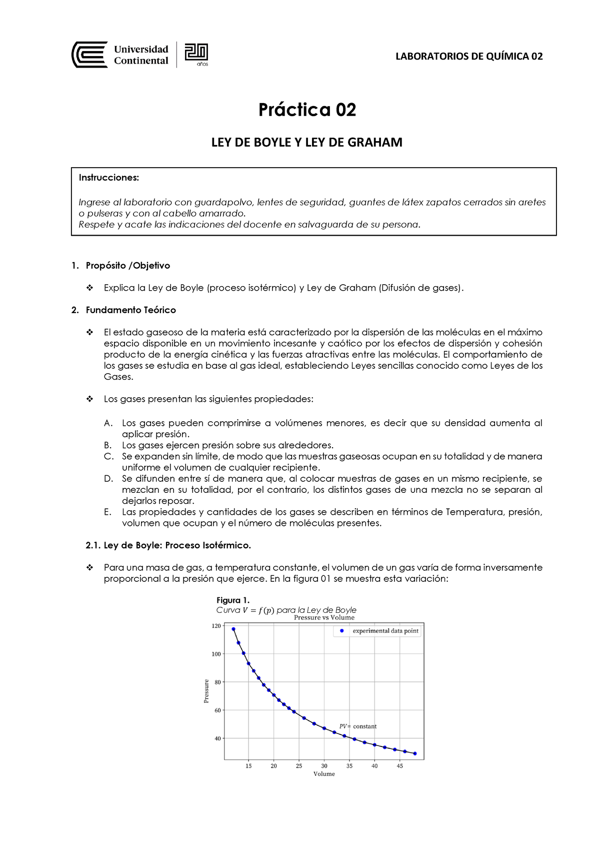 02 Práctica LEY DE Boyle Y Graham - Gases - Pr·ctica 02 LEY DE BOYLE Y ...