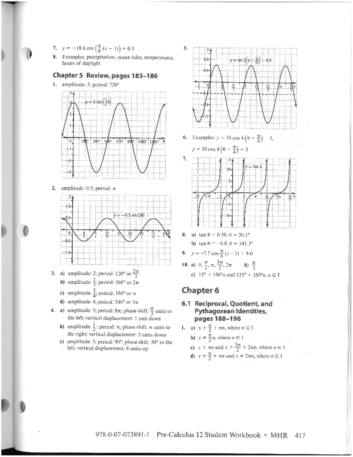 Chapter 6 Workbook Answers With Answers - MATH 235 - Studocu