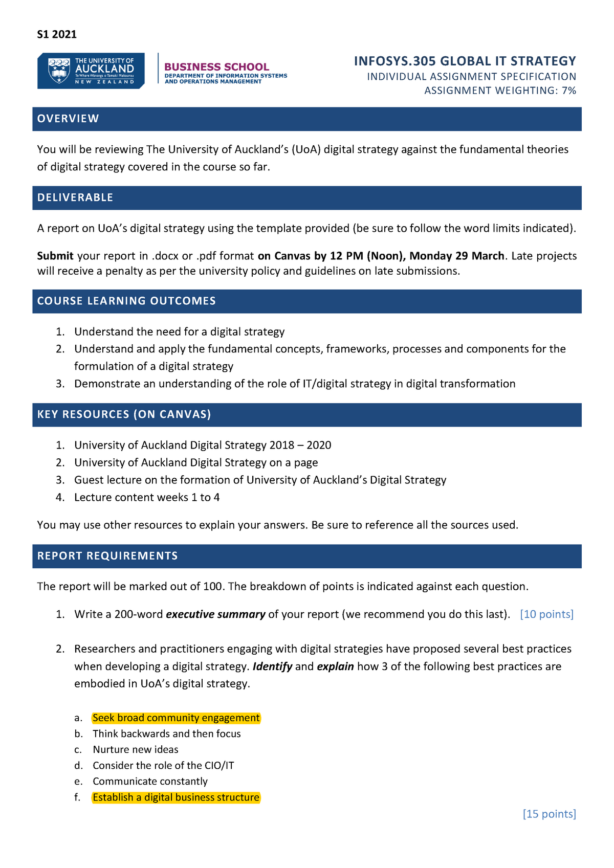 assignment on infosys company