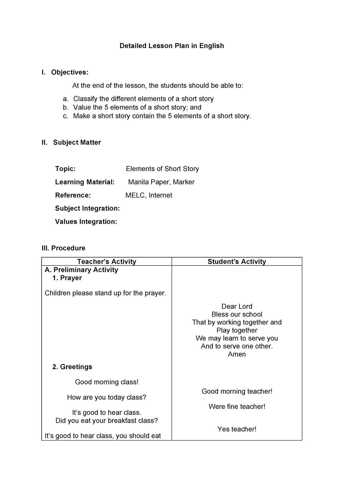 lesson-plan-elements-of-short-story-detailed-lesson-plan-in-english-i