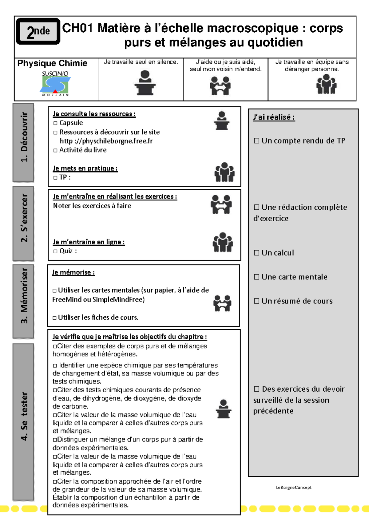 Quiz Corps Pur Et Melange Seconde 1 Matière à l'échelle macroscopique corps purs et mélanges au quotidien -  CH01 Matière à l'échelle - Studocu