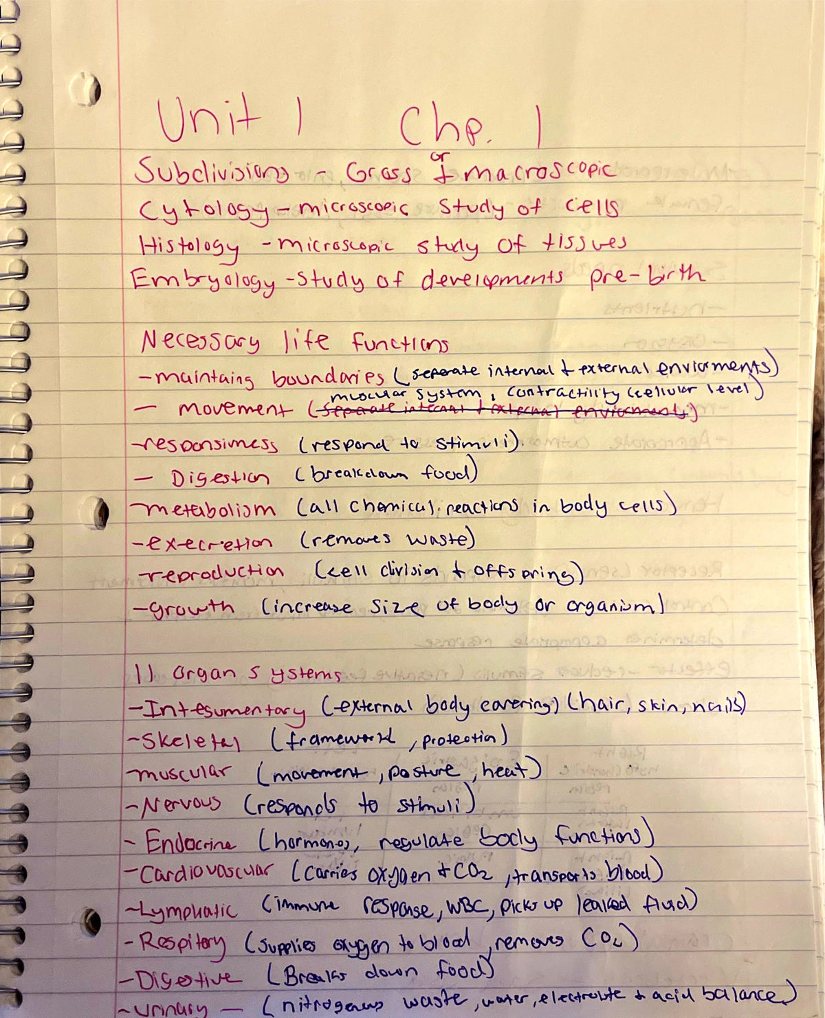 chapter 1 lecture notes - BIO 131 - Studocu