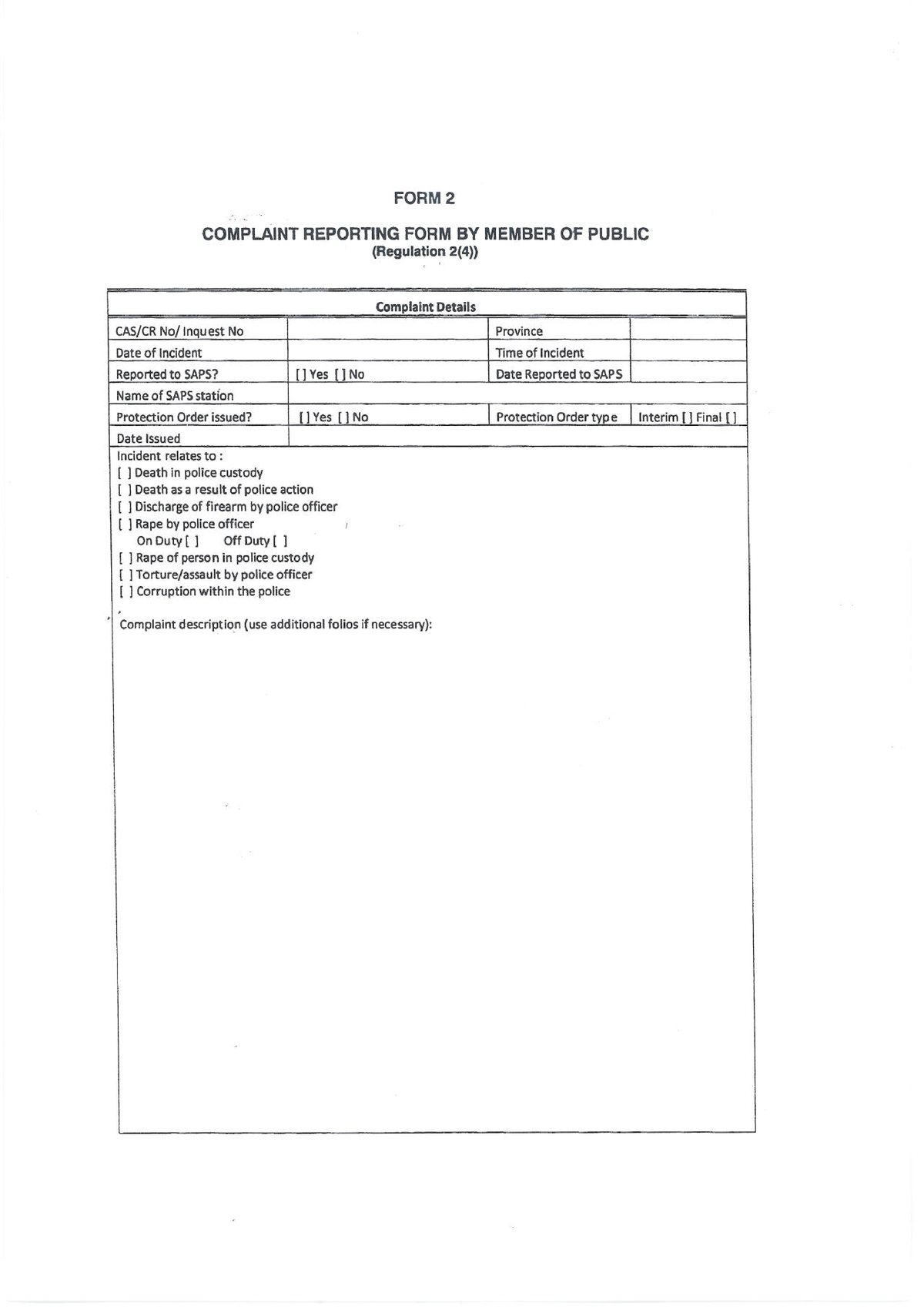 ipid-complaints-form-form2-crim-proc101-studocu