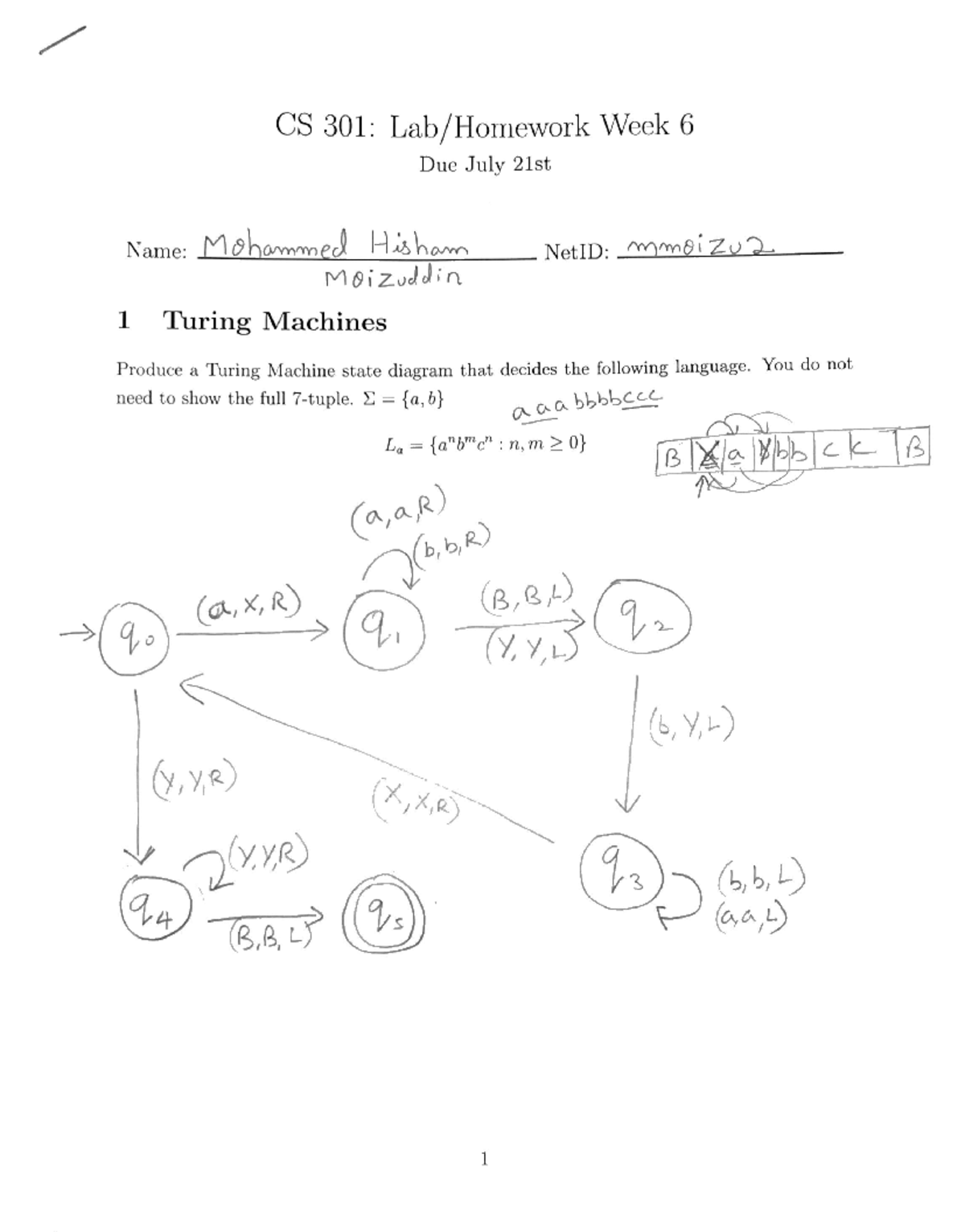 CS301 HW6 - Homework 6 - CS 301 - Studocu