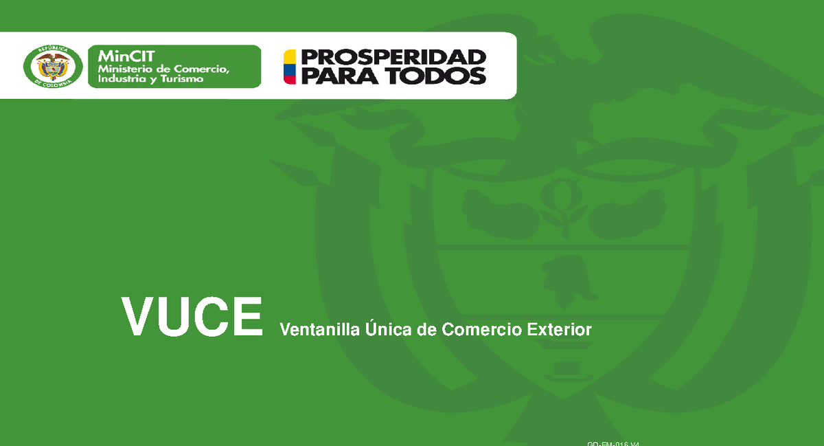 Registro Como Importador Pasos - VUCE Ventanilla Única De Comercio ...