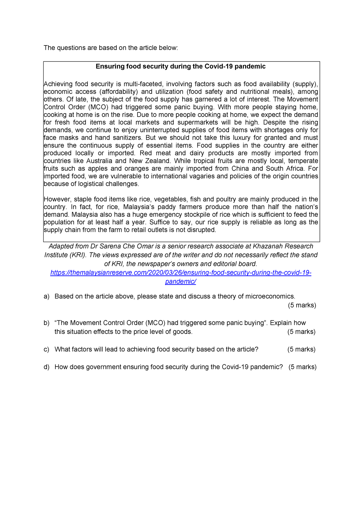 case-study-microeconomics-fundamentals-of-economics-uitm-studocu