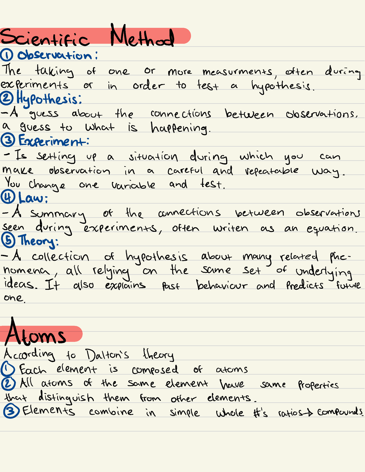 Chem 1015 - Pt. 1 - The Document Contains A Detailed Summary Of Every ...