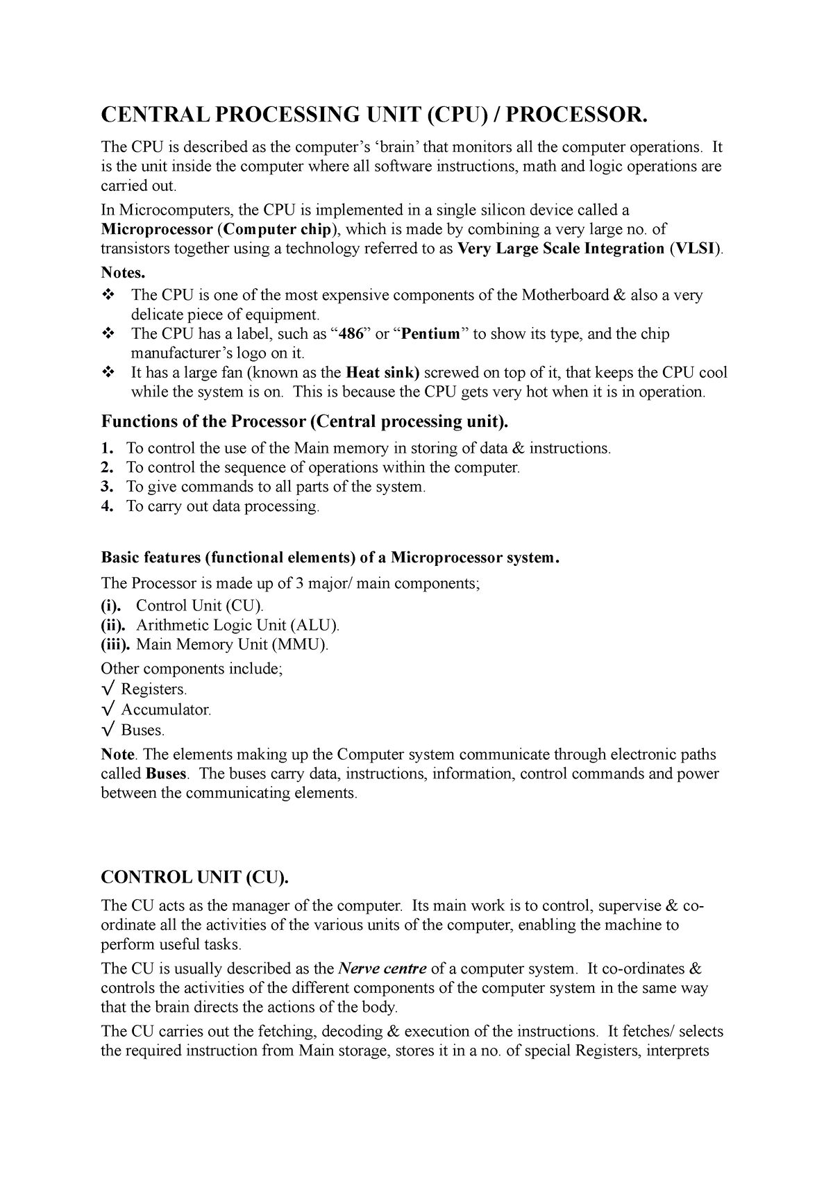 central-processing-system-central-processing-unit-cpu-processor