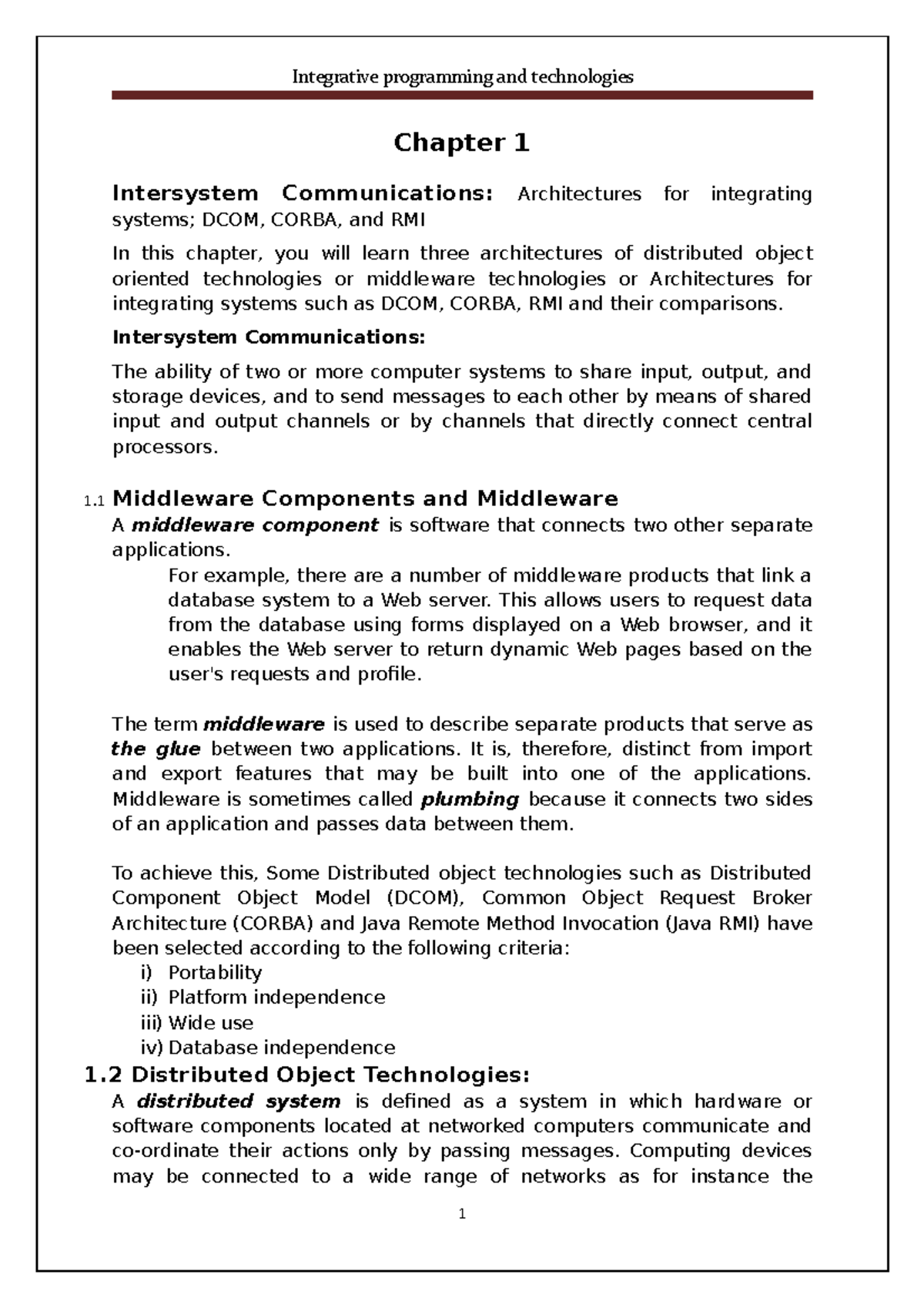 507544286 IPT Chapter 1 - Chapter 1 Intersystem Communications ...