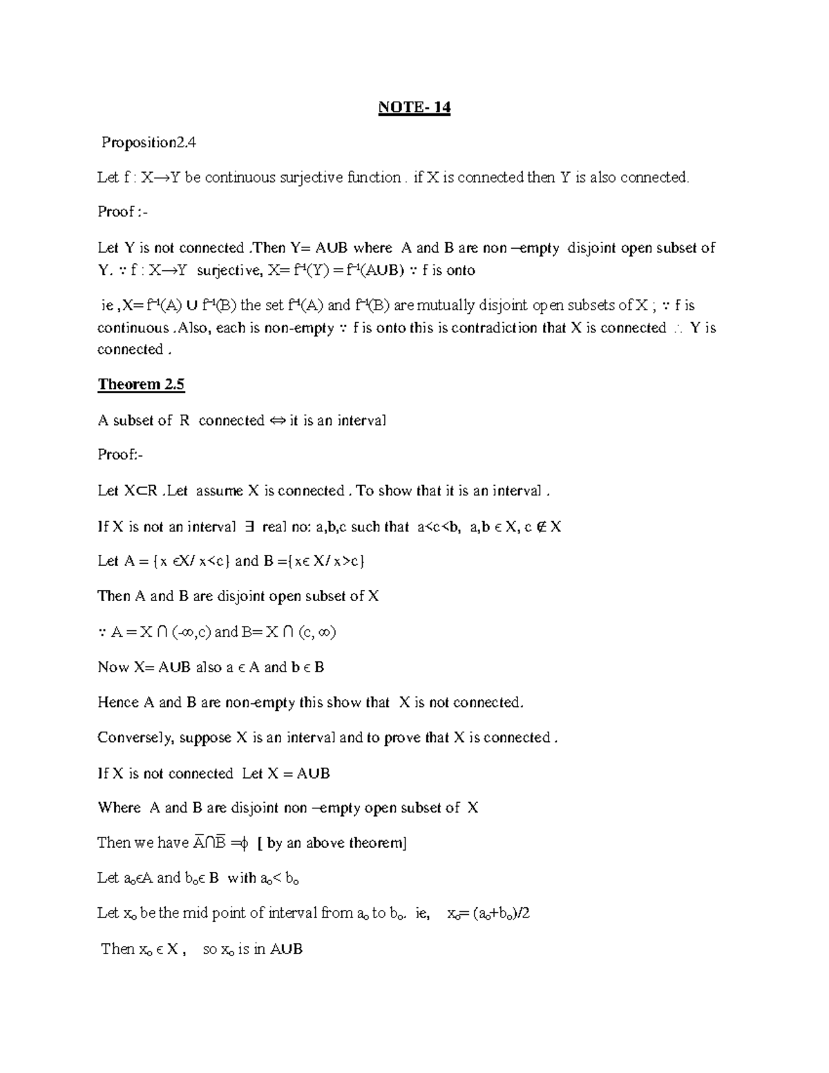 NOTE 14 corrected - M - This is a summarised note of the text by k d ...
