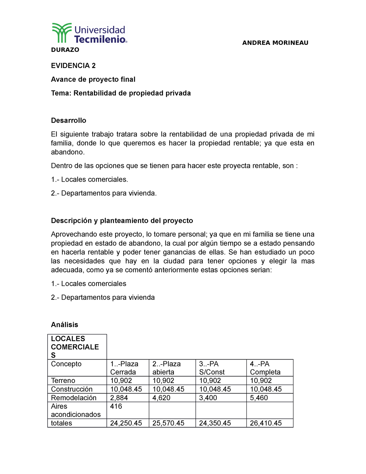 EPV-2988779-ACT2 - TAREA DE PROYECTOS DE INVERSION - Administración De ...