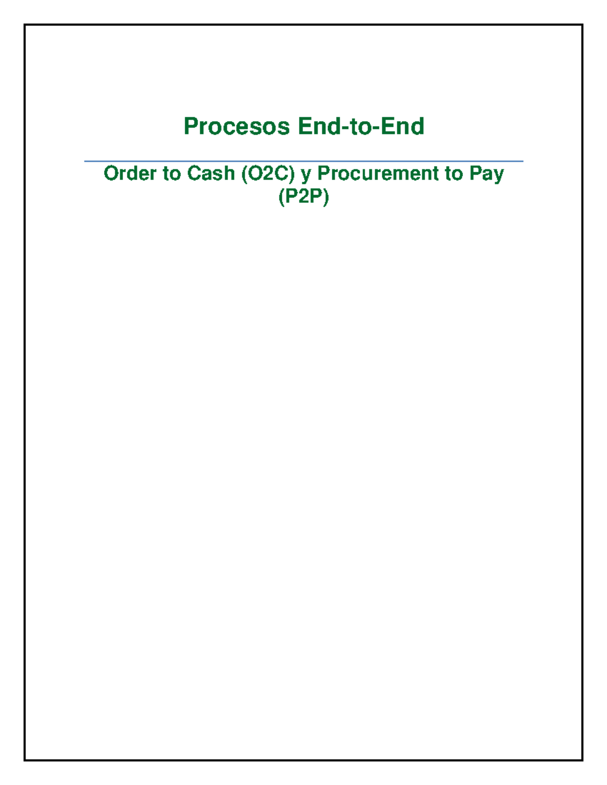 DGPA - U5 - Procesos End to End - O2C y P2P - Procesos End-to-End Order ...
