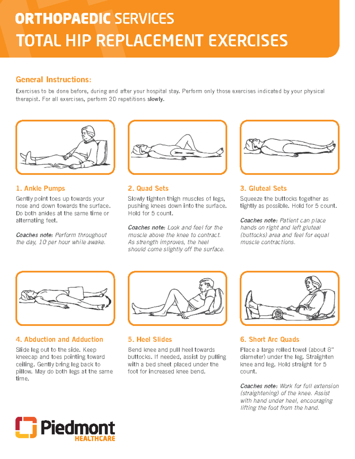 HipReplacementExcercises TOTAL HIP REPLACEMENT EXERCISES 1. Ankle