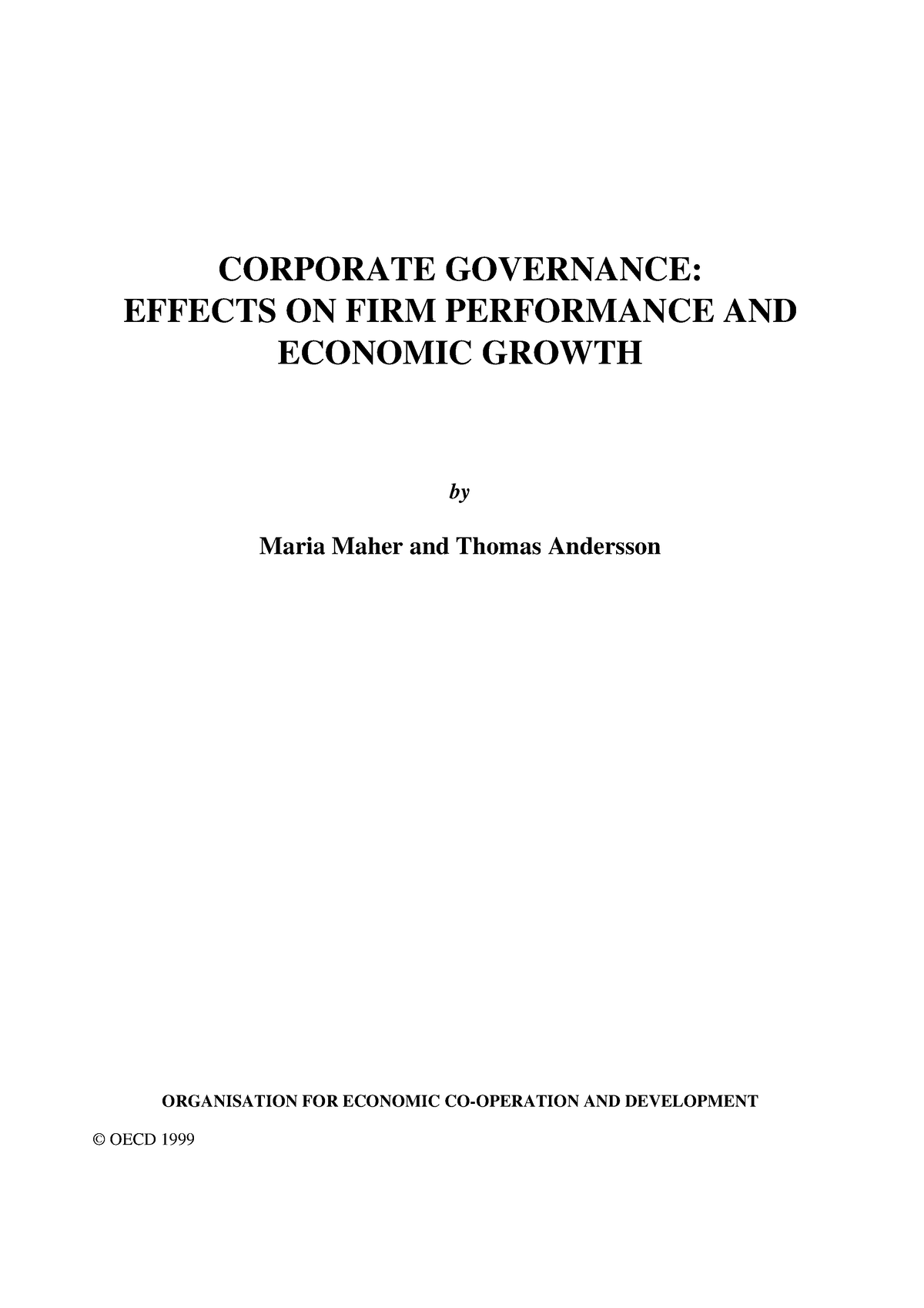 corporate governance doctoral thesis