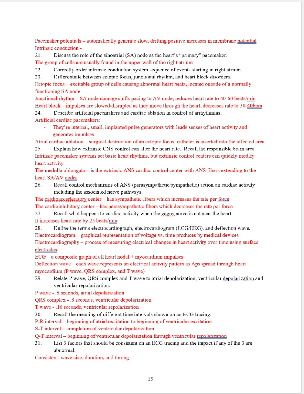 Exam 2 Study Guide Page 15 - BMD 252 - Studocu