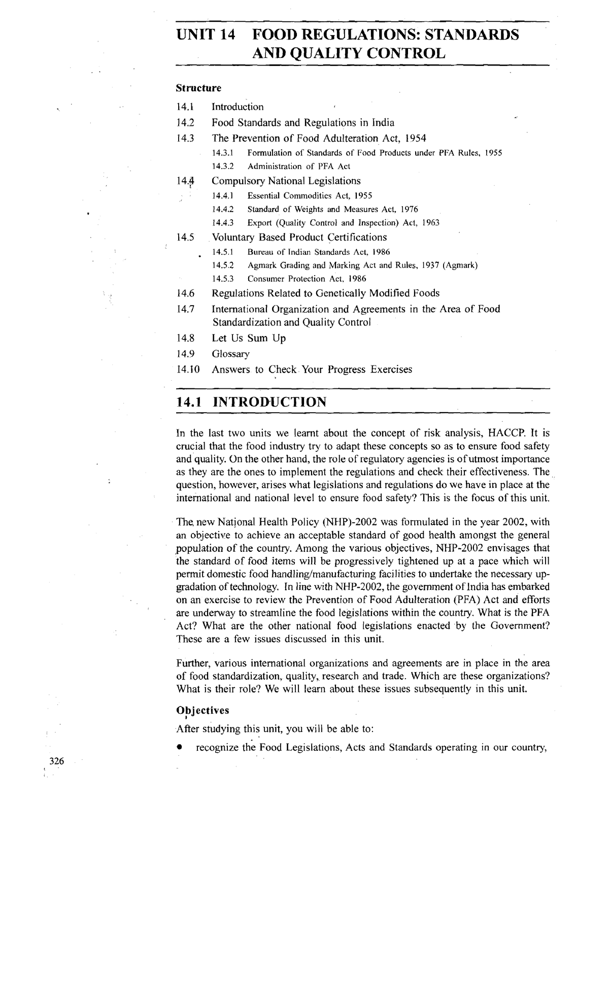 14-food-regulations-standards-and-quality-control-unit-14-food