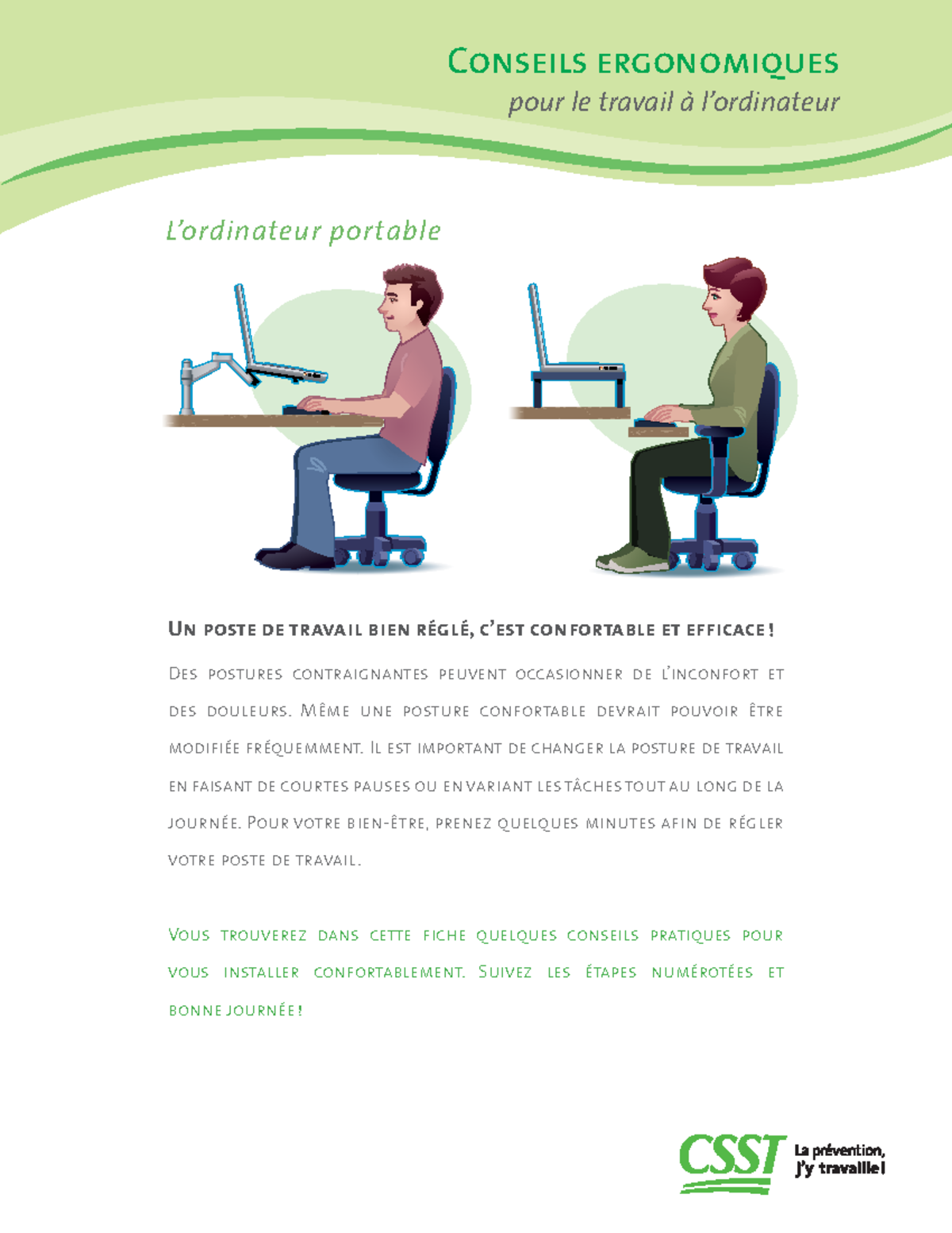 CNESST - Ergonomie - portable - ####### 5NßPOSTEßDEßTRAVAILßBIENßRmGLm ...