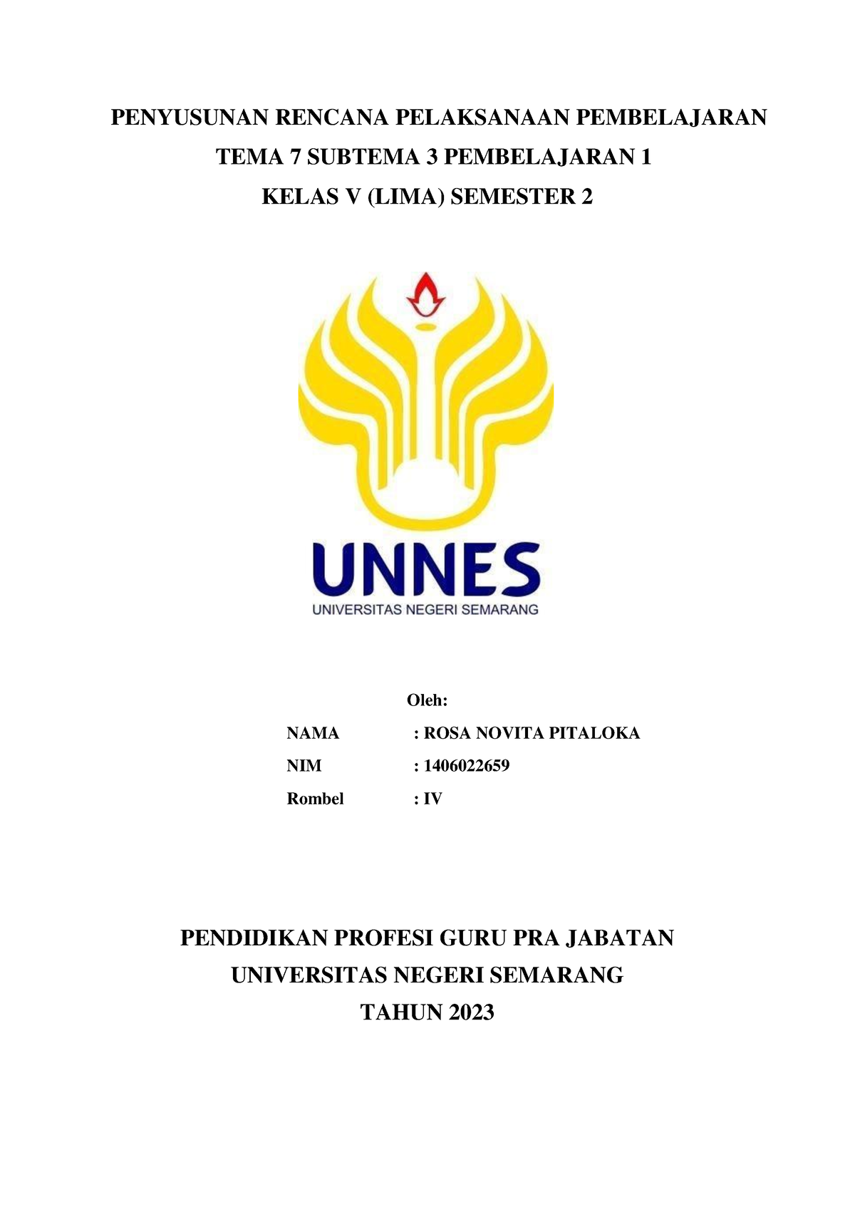 1. Siklus 1 RPP TEMA 7 Subtema 3 Pembelajaran 1 Kelas 5 - PENYUSUNAN ...