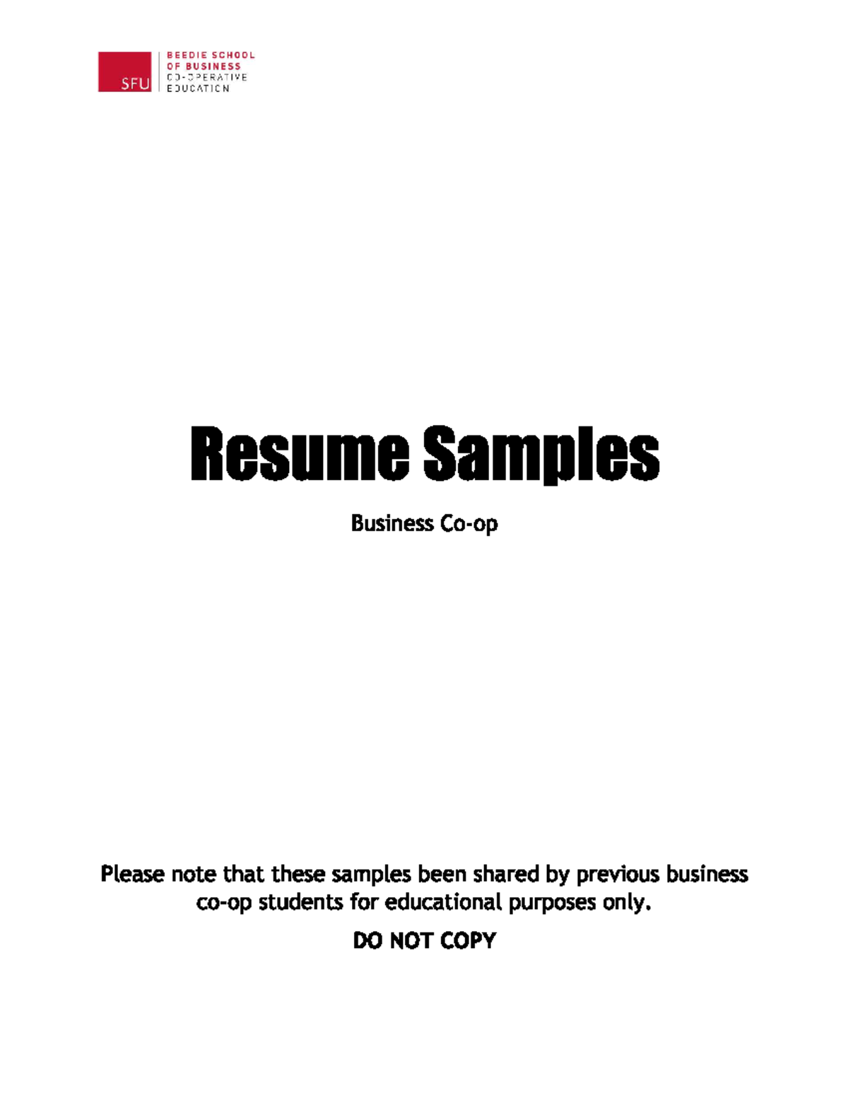 Resume Examples - Afm 131 - Studocu