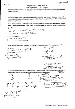 College Physics Homework ch 9 and 10 - CP 1 Fall 2023 page 1 of 2 CP 1 ...