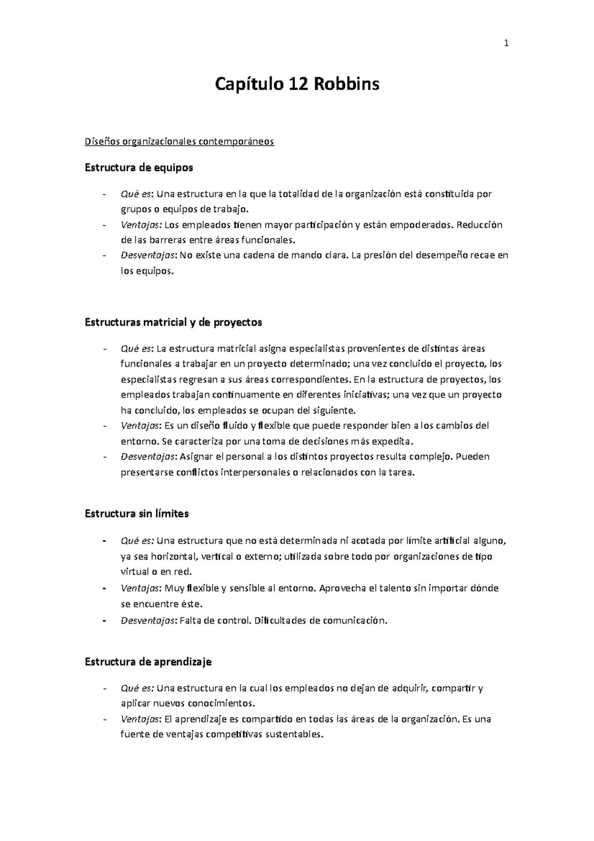 Capítulo 12 Robbins Resumen - Capítulo 12 Robbins Diseños ...