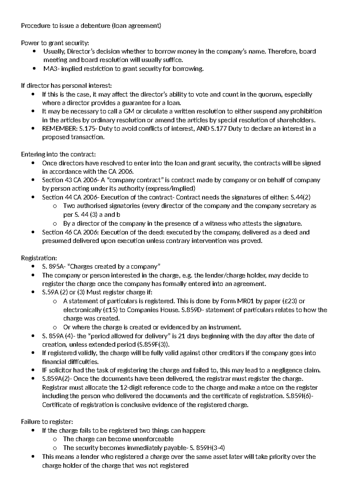 Procedure to issue a debenture - Therefore, board meeting and board ...