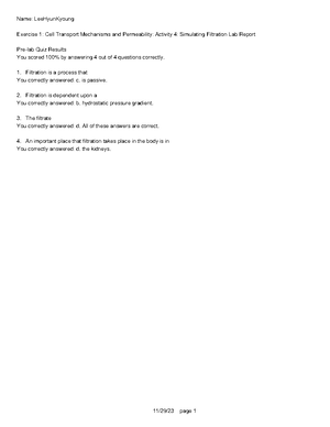 Physioex-activity 5 - General Lab Assignment(for Physio Ex 9.1) - Name ...