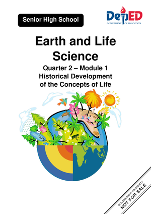 8 Q1 Earth And Life Science - EARTH And LIFE SCIENCE First Quarter ...