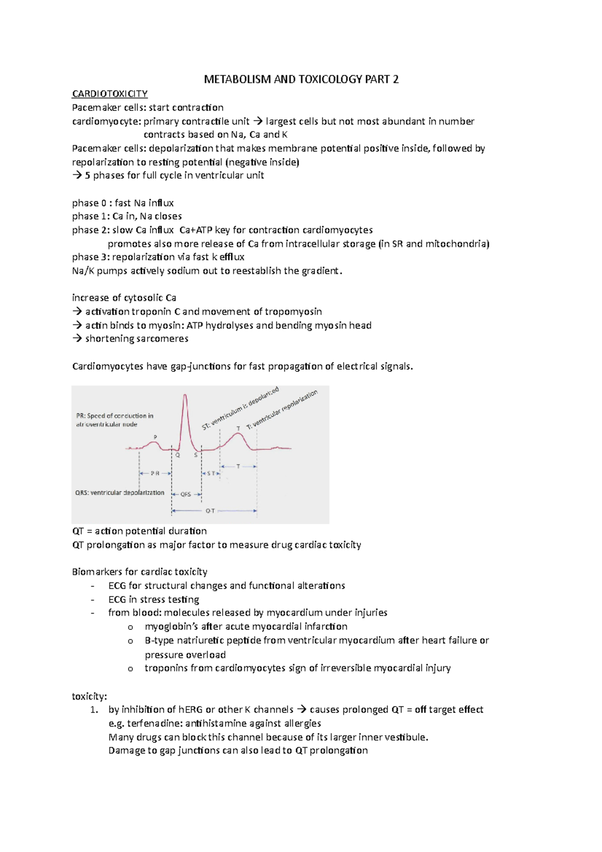 Metabolism AND Toxicology PART 2 - METABOLISM AND TOXICOLOGY PART 2 ...