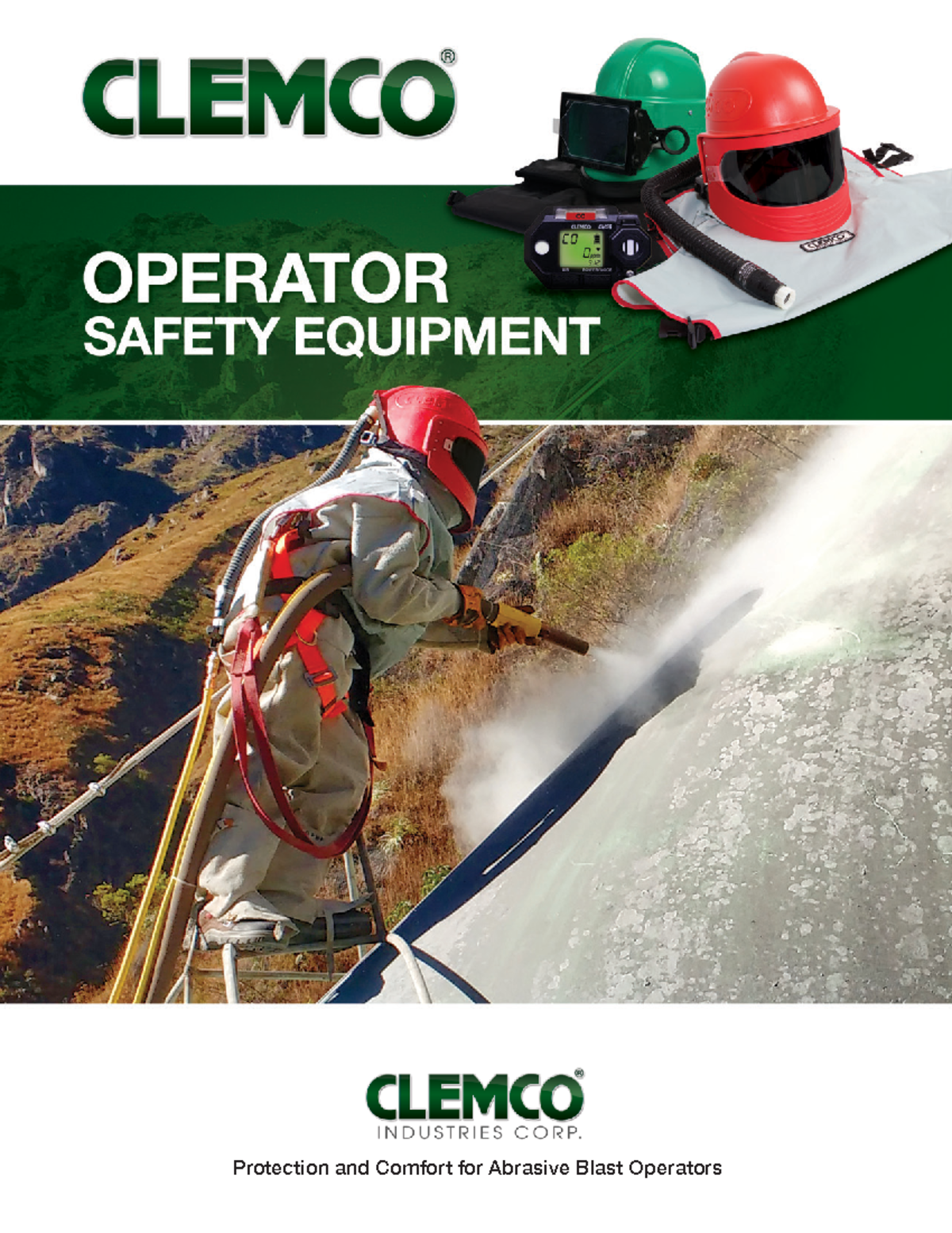 Clemco Operator Safety Equipment - Protection and Comfort for Abrasive ...