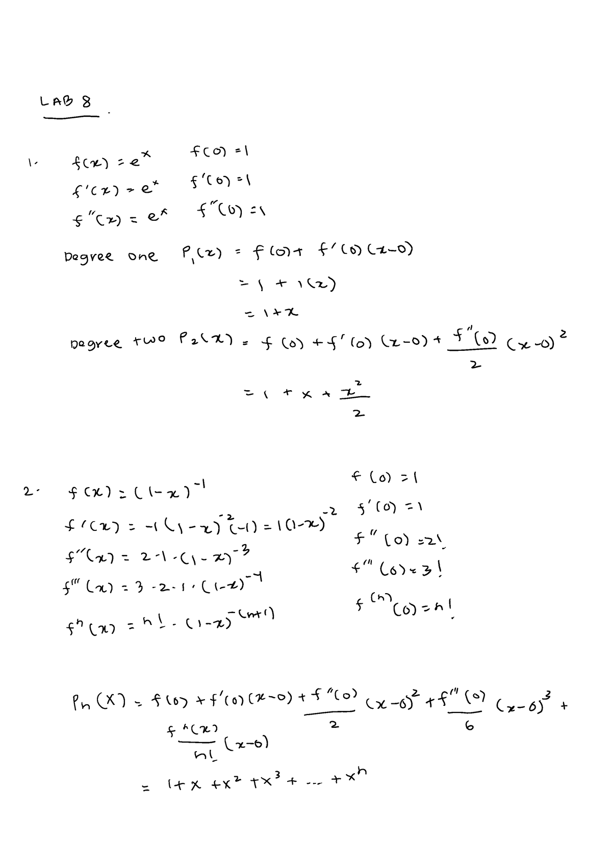 Lab8 - numerical method - Numerical Methods & Optimization - Studocu