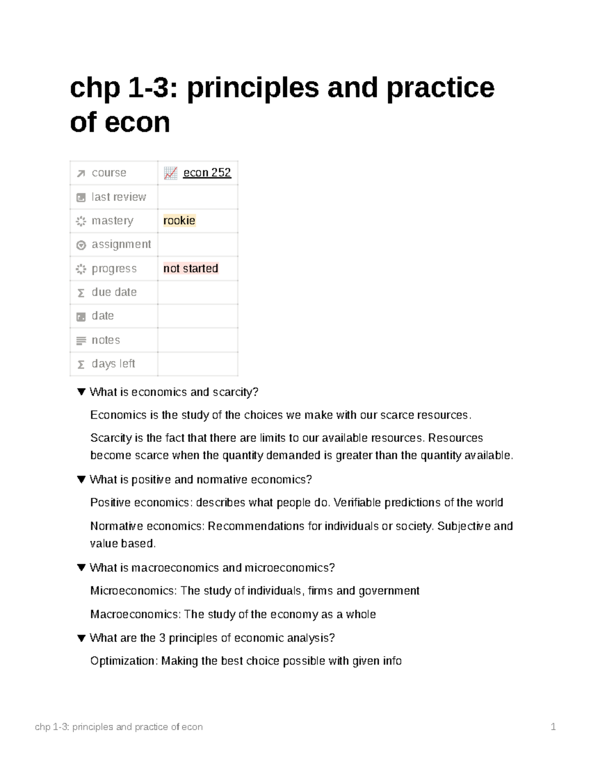 Econ 252 Chp 1-3 Active Recall Questions - Chp 1-3: Principles And ...