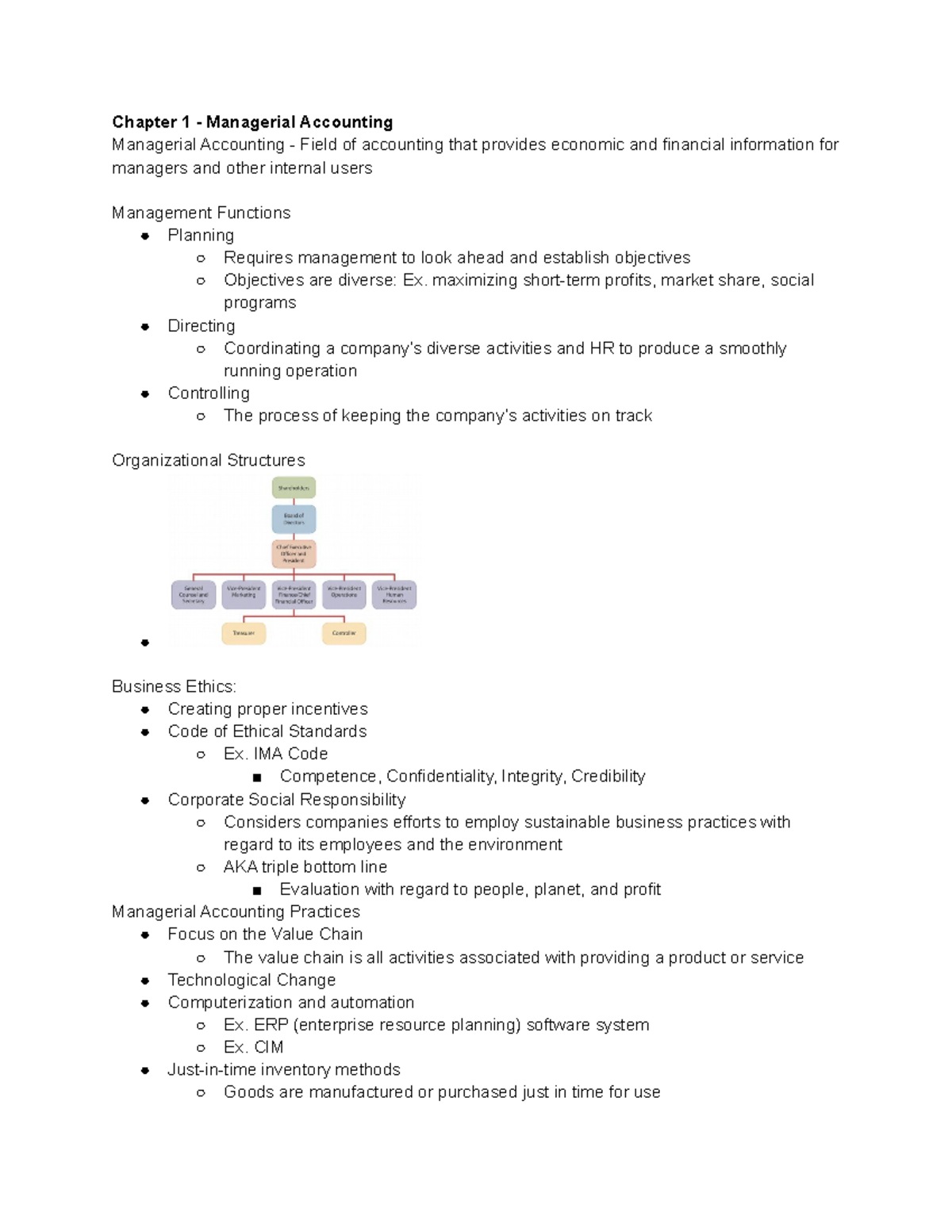 Chapter 1 Chapter 1 Managerial Accounting Managerial Accounting Field Of Accounting That 3572