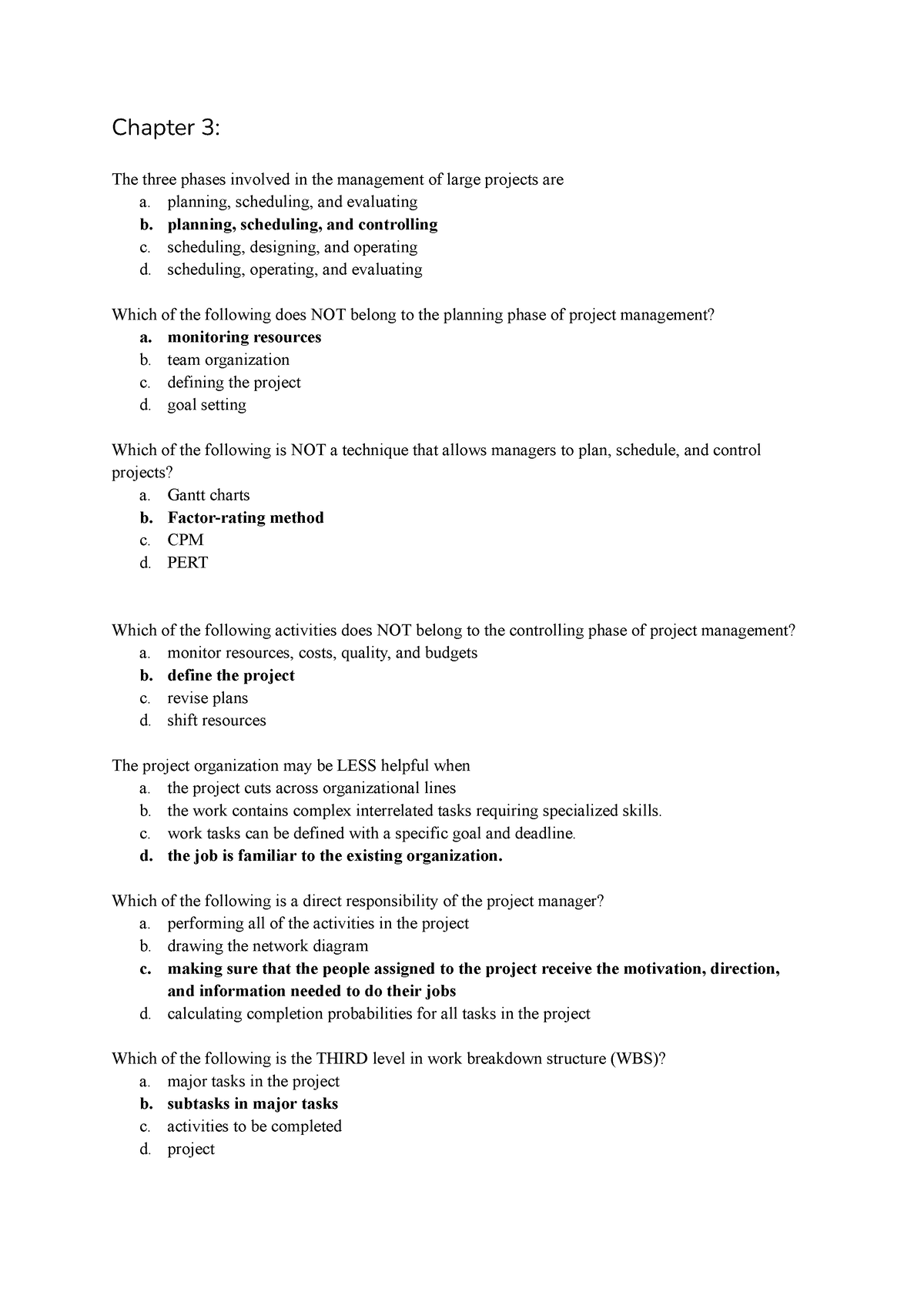 OPER Chapter 3 Textbook - Chapter 3: The Three Phases Involved In The ...