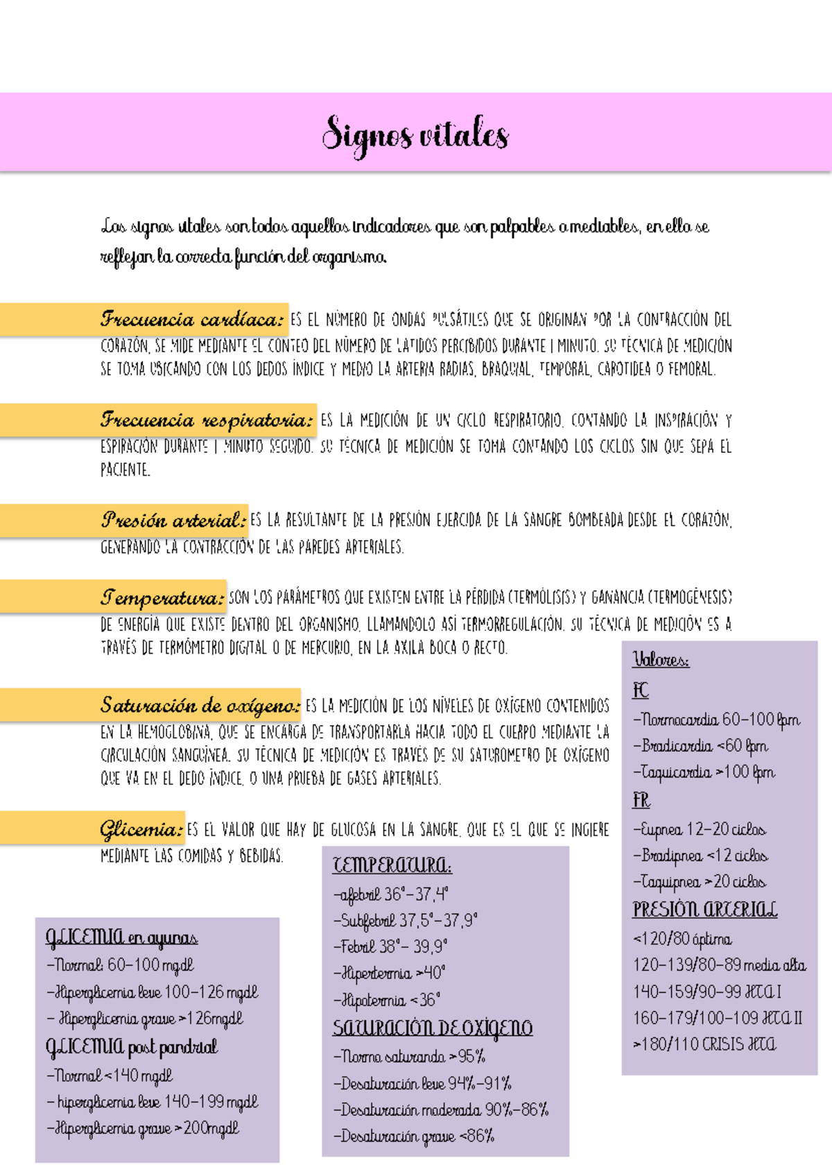 ECOE - Examen - TEMPERATURA: - afebril 36°-37,4° - Subfebril 37,5°-37,9 ...