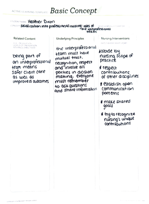 Lenise QSEN - Notes - Competencies KSAS QSEN Competency Chosen: Safety ...